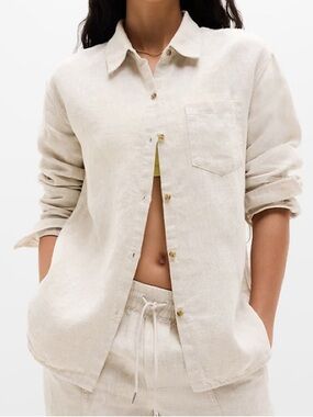 Athleta Retreat Linen Top